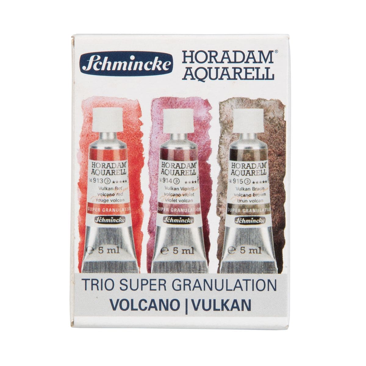 Conjunto Aquarela Profissional Schmincke Horadam Super Granulation 5ml Volcano